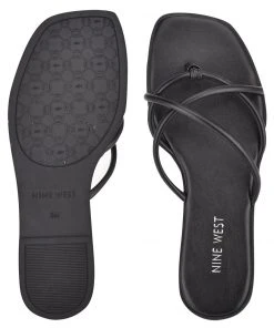 Nine West Razi Flat Slide Sandals Fun Flats 11 Nine West Razi Flat Slide Sandals Fun Flats
