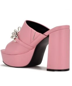 Nine West Y2K Revival Relee Platform Slide Sandals