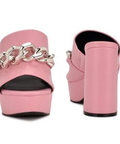 Nine West Y2K Revival Relee Platform Slide Sandals