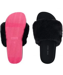 Nine West Rize Platform Slide Sandals