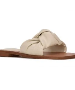 Nine West Shoes Rosey Flat Slide Sandals