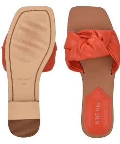 Nine West Rosey Flat Slide Sandals Color Pop
