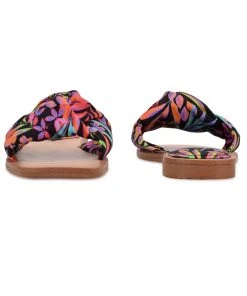 Nine West Rosey Flat Slide Sandals Color Pop