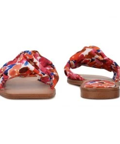 Nine West Color Pop Rosey Flat Slide Sandals