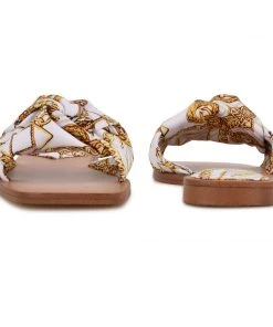 Nine West Shoes Rosey Flat Slide Sandals