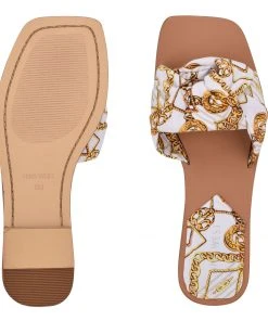 Nine West Shoes Rosey Flat Slide Sandals