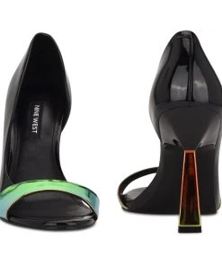 Nine West Heel Appeal Saidso Open Toe Pump 10 Nine West Heel Appeal Saidso Open Toe Pump