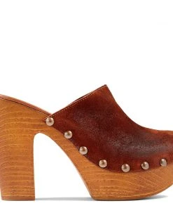 Nine West Savy Heeled Clog Mules