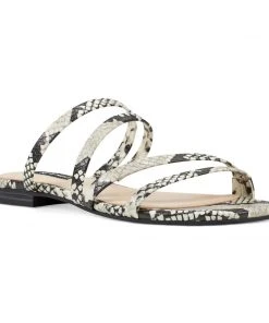 Nine West Sean Flat Slide Sandals Mules & Slides