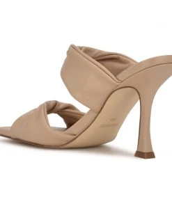 Nine West Seeya Heeled Slide Sandals 9 Nine West Seeya Heeled Slide Sandals