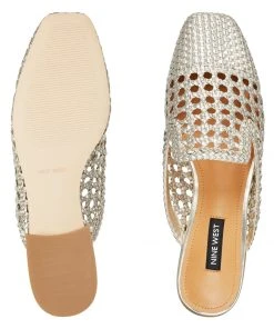 Nine West Shanie Woven Casual Mules