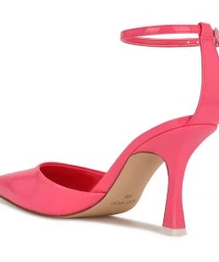 Nine West Shaply Pointy Toe Ankle Strap Pumps