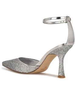 Nine West Shaply Pointy Toe Ankle Strap Pumps