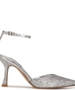 Nine West Shaply Pointy Toe Ankle Strap Pumps