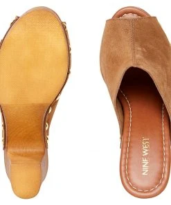 Nine West Shaya Heeled Clog Sandals