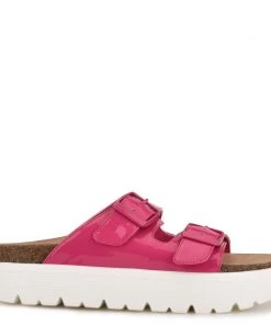 Nine West Simplee Platform Slide Sandals High Impact Platforms