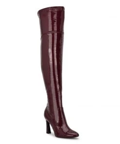 Nine West Sizzle Over The Knee Heel Boots Color Pop