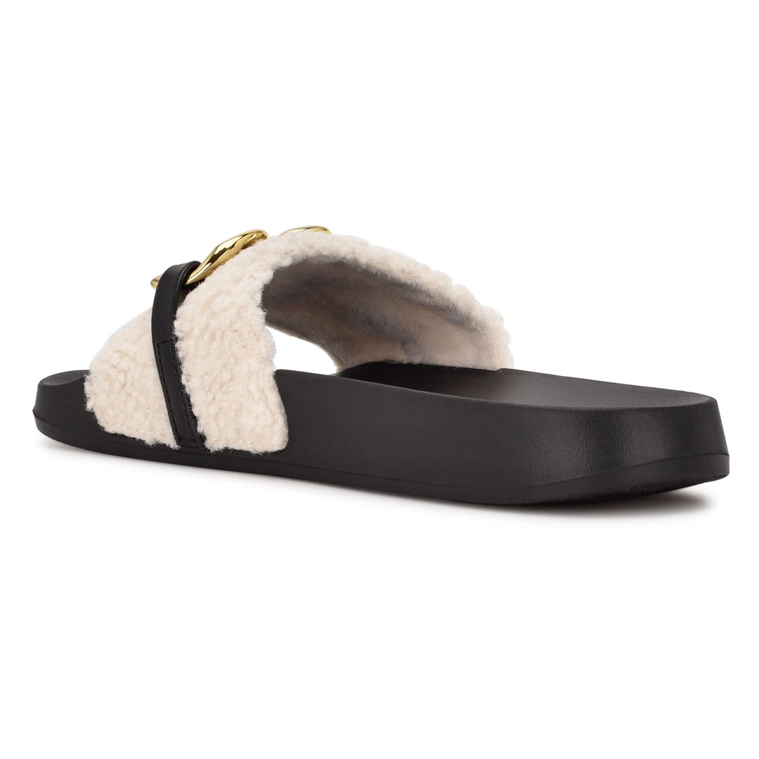 Nine West Slinks Flat Slide Sandals Fun Flats 5 Nine West Slinks Flat Slide Sandals Fun Flats