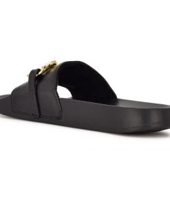 Nine West Fun Flats Slinks Flat Slide Sandals