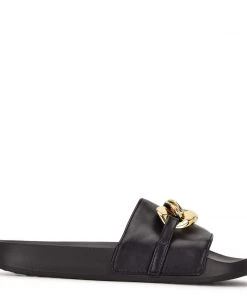 Nine West Fun Flats Slinks Flat Slide Sandals