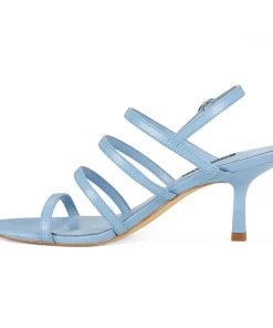 Nine West Heels Smooth Heeled Strappy Sandals 11 Nine West Heels Smooth Heeled Strappy Sandals