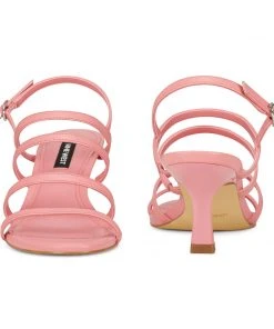 Nine West Smooth Heeled Strappy Sandals