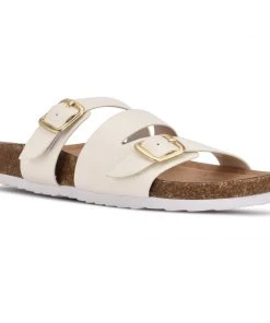 Nine West Sommie Flat Slide Sandals