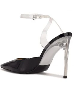 Nine West In The Clear Sparkea Ankle Strap Pumps