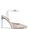Nine West Sparkel Ankle Strap Pumps In The Clear 2 Nine West Sparkel Ankle Strap Pumps In The Clear