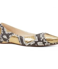 Nine West Speakup Almond Toe Flats