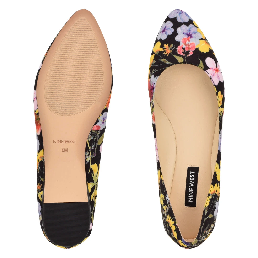 Nine West Shoes Speakup Almond Toe Flats 7 Nine West Shoes Speakup Almond Toe Flats