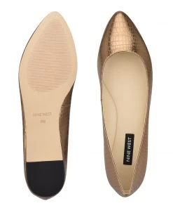 Nine West Speakup Almond Toe Flats
