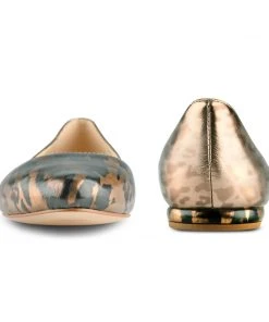 Nine West Speakup Almond Toe Flats Metallic Mindset 10 Nine West Speakup Almond Toe Flats Metallic Mindset