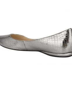 Nine West Speakup Almond Toe Flats Metallic Mindset