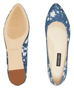 Nine West Speakup Almond Toe Flats