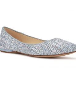 Nine West Speakup Almond Toe Flats
