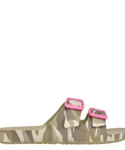 Nine West Splash Flat Slide Sandals Mules & Slides