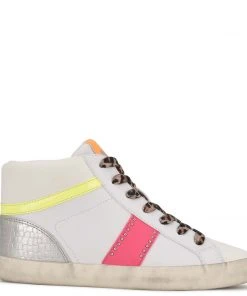 Nine West Stunnah High Top Sneakers High Impact Platforms