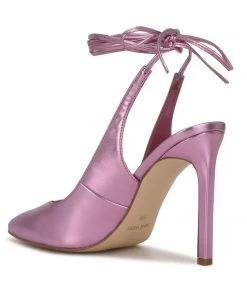 Nine West Lace It Up Talon Ankle Wrap Dress Pumps