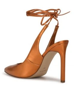 Nine West Lace It Up Talon Ankle Wrap Dress Pumps