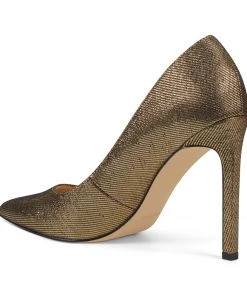 Nine West Tatiana Pointy Toe Pumps Metallic Mindset