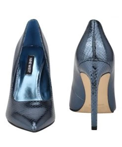 Nine West Tatiana Pointy Toe Pumps Metallic Mindset