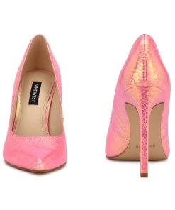 Nine West Tatiana Pointy Toe Pumps Metallic Mindset