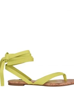Nine West Tiedup Ankle Wrap Flat Sandals Lace It Up
