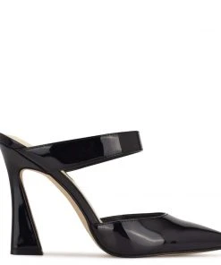 Nine West Tiger Heel Mules