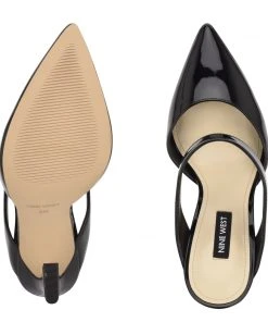 Nine West Tiger Heel Mules