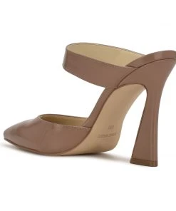 Nine West Tiger Heel Mules Heel Appeal
