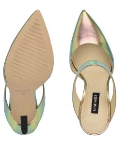 Nine West Tiger Heel Mules Heel Appeal