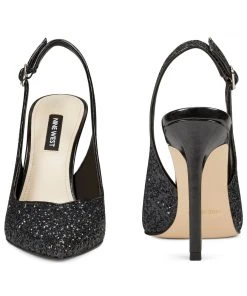 Nine West Metallic Mindset Tina Slingback Pumps 12 Nine West Metallic Mindset Tina Slingback Pumps