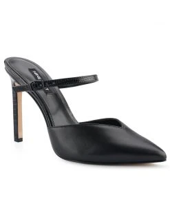 Nine West Tips Heel Mules